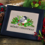 Elegant Christmas Chickadee