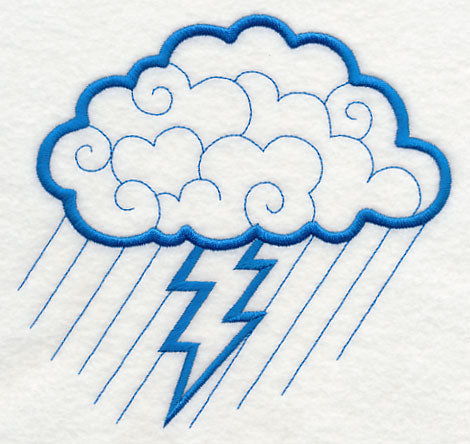 Doodle Cloud and Lightning
