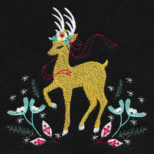 Fancy Frolicking Reindeer 1