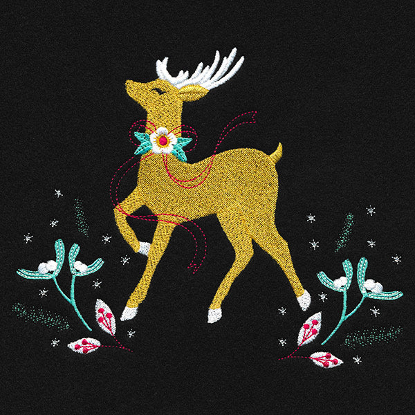 Fancy Frolicking Reindeer 2