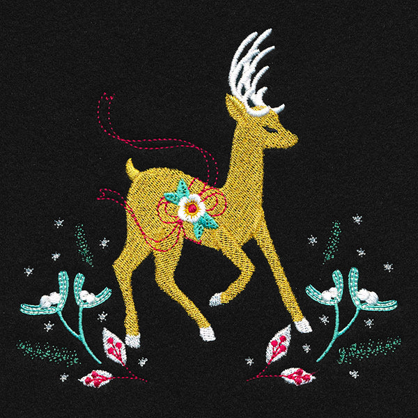 Fancy Frolicking Reindeer 3
