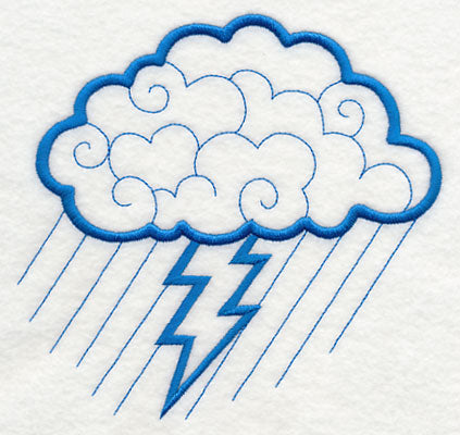 Doodle Cloud and Lightning