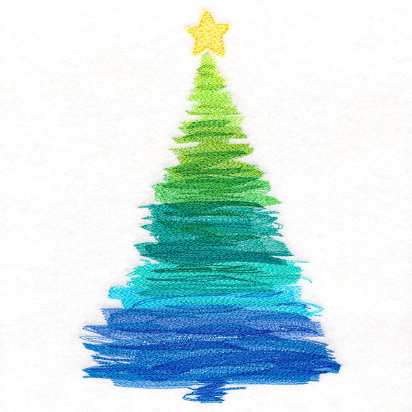 Color Splash Christmas Tree