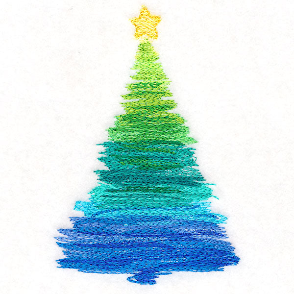 Color Splash Christmas Tree