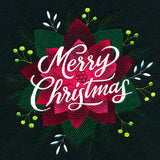 Lush Floral Merry Christmas