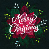 Lush Floral Merry Christmas
