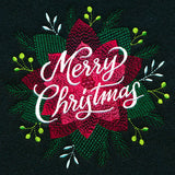 Lush Floral Merry Christmas