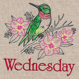 Merry Wednesday - Hummingbird with Lenten Roses