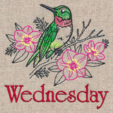 Merry Wednesday - Hummingbird with Lenten Roses