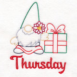 Gnome with Present on Thursday (Vintage)