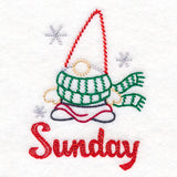 Gnome with Scarf on Sunday (Vintage)