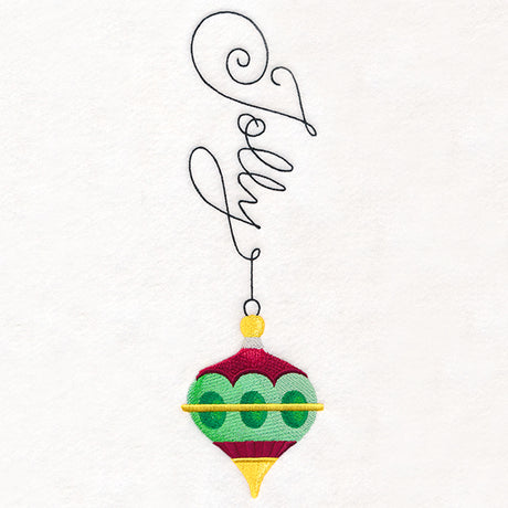 Jolly Christmas Ornament