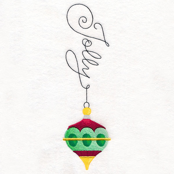 Jolly Christmas Ornament