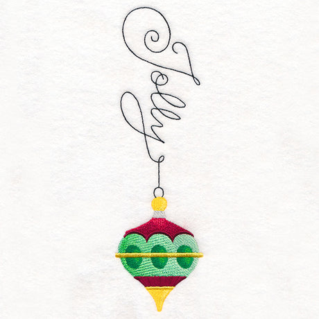 Jolly Christmas Ornament
