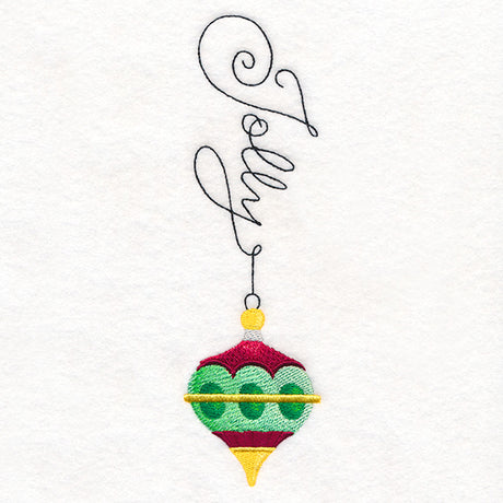 Jolly Christmas Ornament