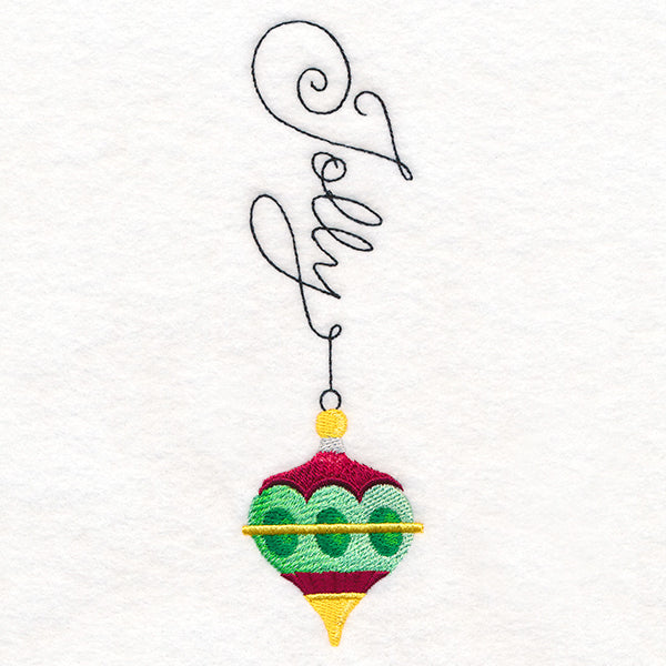 Jolly Christmas Ornament