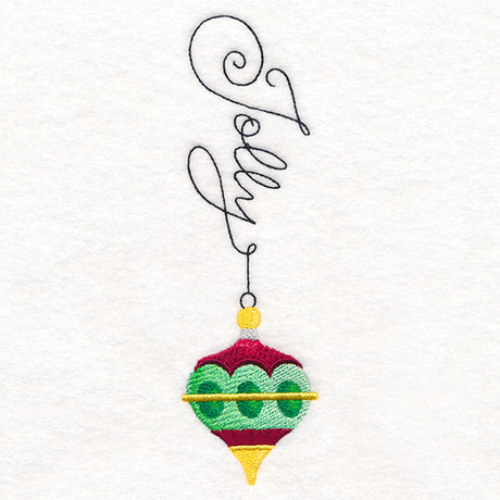 Jolly Christmas Ornament