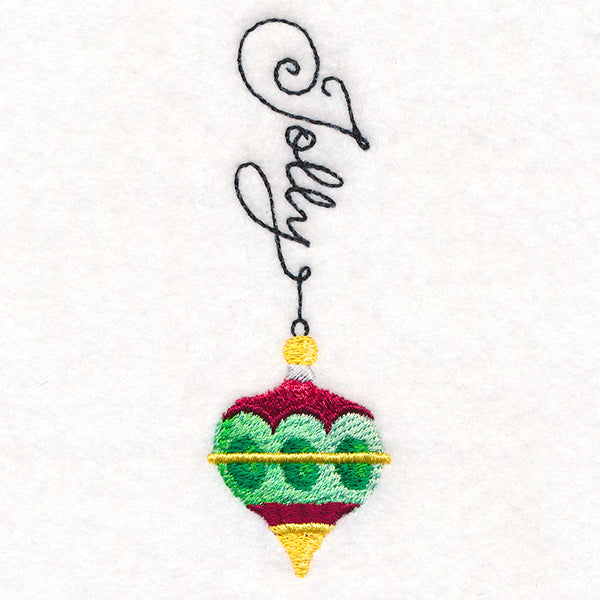Jolly Christmas Ornament