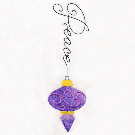 Peace Christmas Ornament
