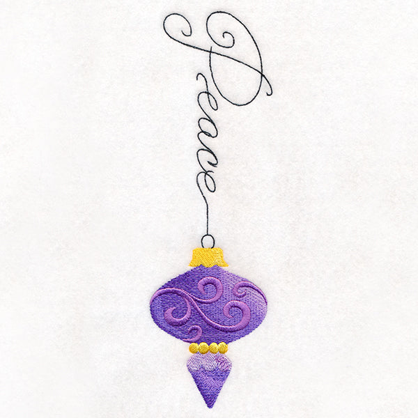 Peace Christmas Ornament