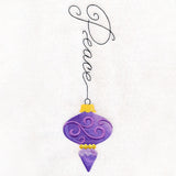 Peace Christmas Ornament