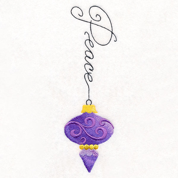 Peace Christmas Ornament