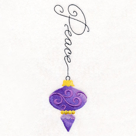 Peace Christmas Ornament