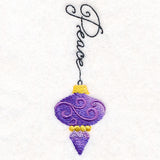 Peace Christmas Ornament