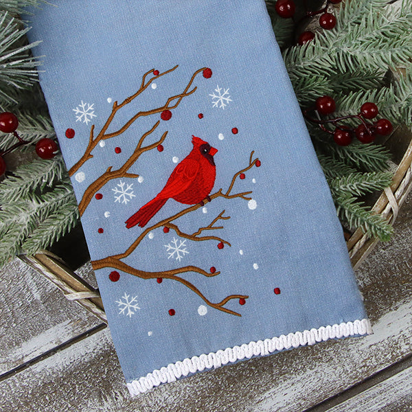 Perched on the Edge Cardinal