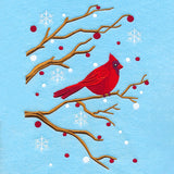 Perched on the Edge Cardinal