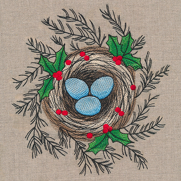 Christmas Robin's Nest