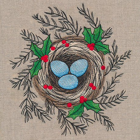 Christmas Robin's Nest