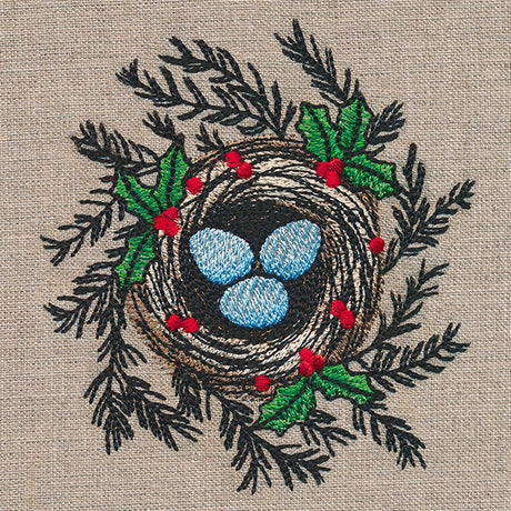 Christmas Robin's Nest