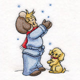 Childhood Charm - Catching Snowflakes