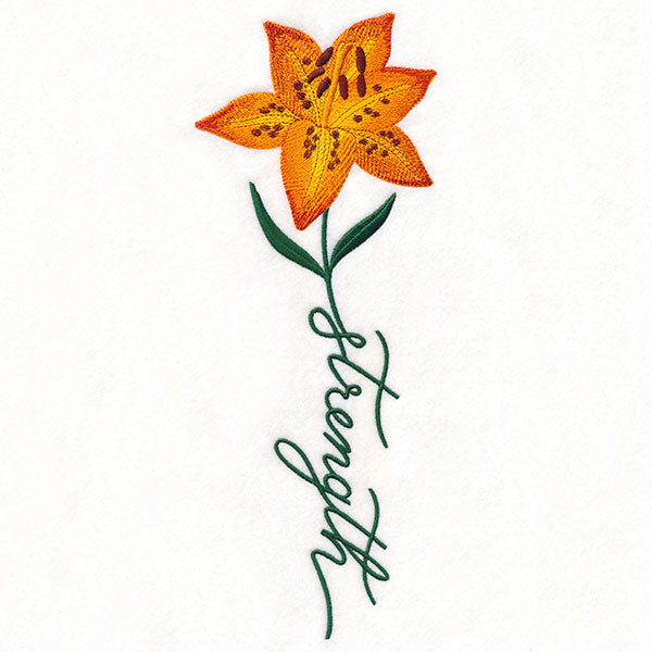 Strength Bloom Tiger Lily