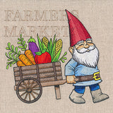 Summer Gnome with Vegetable Cart