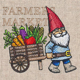 Summer Gnome with Vegetable Cart