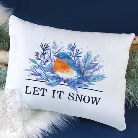 Beautiful Winter Bluebird