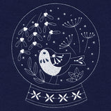 Sweet Bird Snowglobe (Whitework)