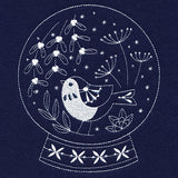 Sweet Bird Snowglobe (Whitework)