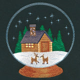 Cozy Winter Cabin Snowglobe