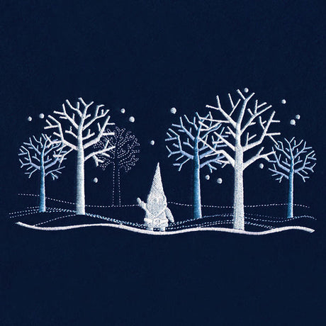 Winter Wonderland Gnome Border