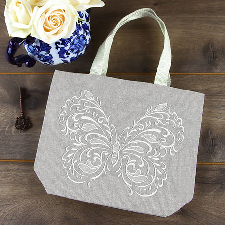 Exquisite Fluttering Butterfly (Whitework)