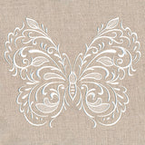 Exquisite Fluttering Butterfly (Whitework)