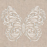 Exquisite Fluttering Butterfly (Whitework)