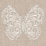 Exquisite Fluttering Butterfly (Whitework)
