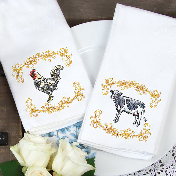 Charming Cow in Filigree