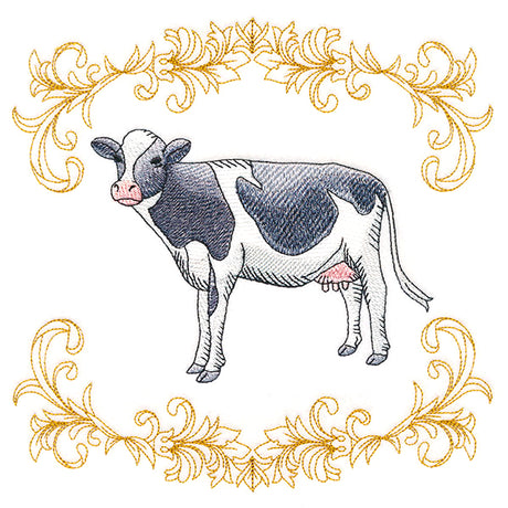 Charming Cow in Filigree