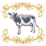 Charming Cow in Filigree