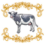 Charming Cow in Filigree